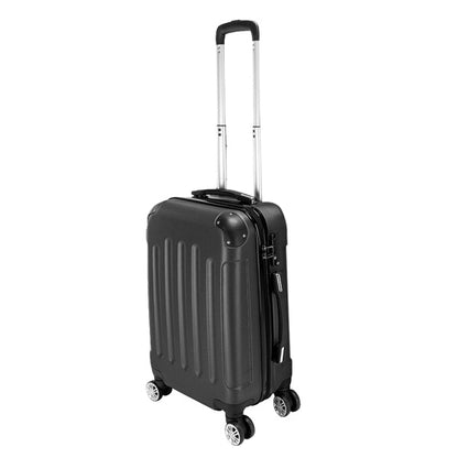 US Local 3-in-1 ABS Trolley Case 20 Inches-24 Inches-28 Inches Black