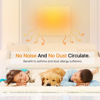 US Local 500W Electric Wall Mounted Space Flat Panel Heater, Portable With Back Stand