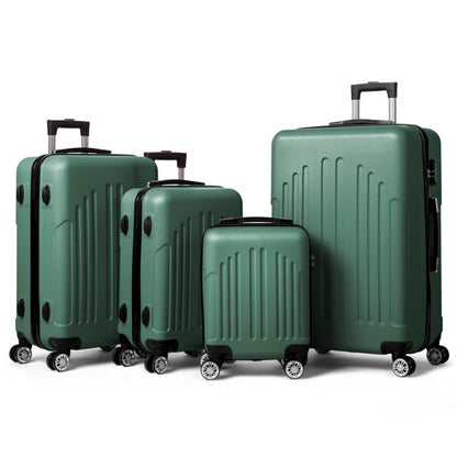 US Local Vertical Stripe Four In One Suitcase