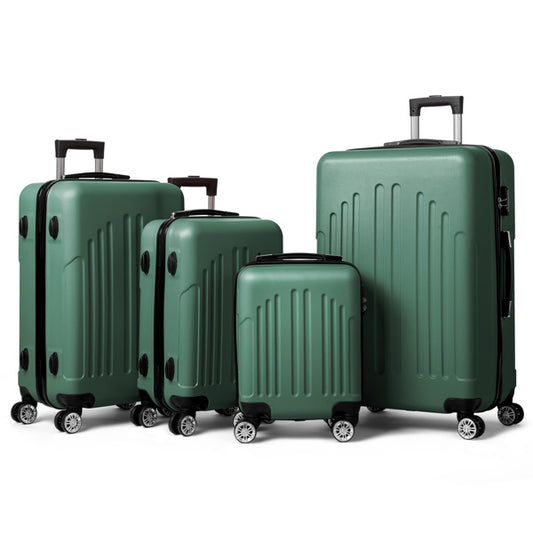 US Local Vertical Stripe Four In One Suitcase