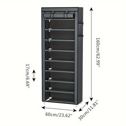 US Local Multi-layer Large-capacity Storage Bag Shoe Storage Cabinet Easy To Assemble Dustproof Suitable For Home Bedroom Dormitory Sundries Storage