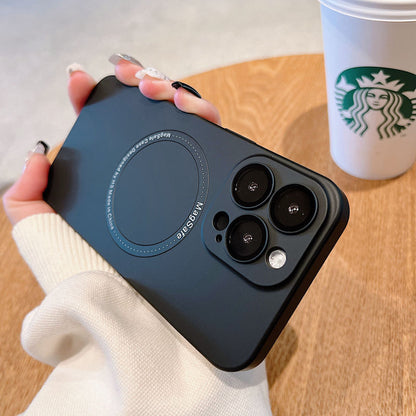Magnetic Matte Phone Case Ultra-thin Hard Shell
