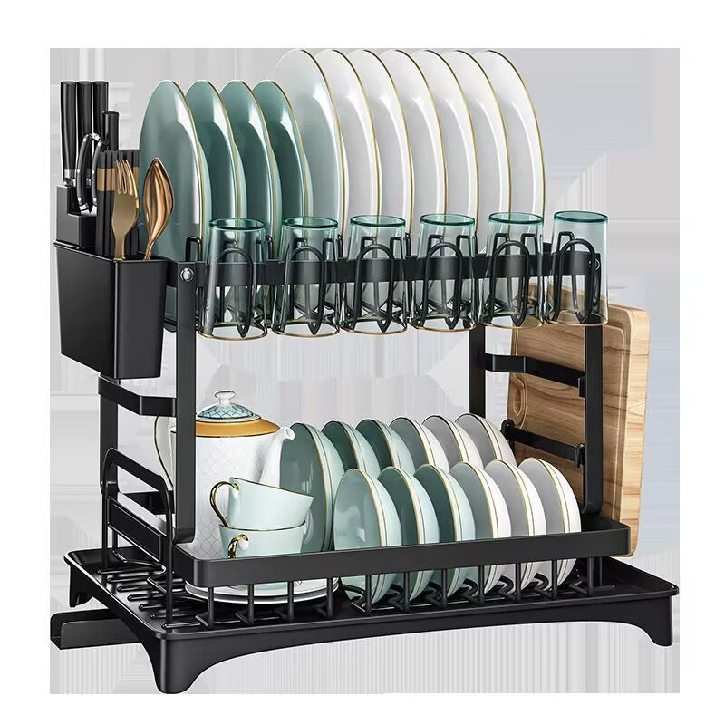 US Local Kitchen Double Drain Rack