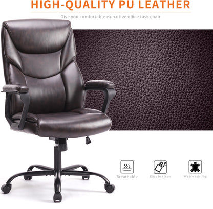 US Local PU Leather Office Chair