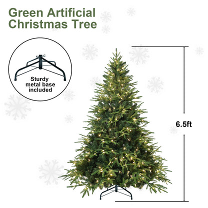 US Local PVC Christmas Tree, Christmas Decorations, Green, With Lights