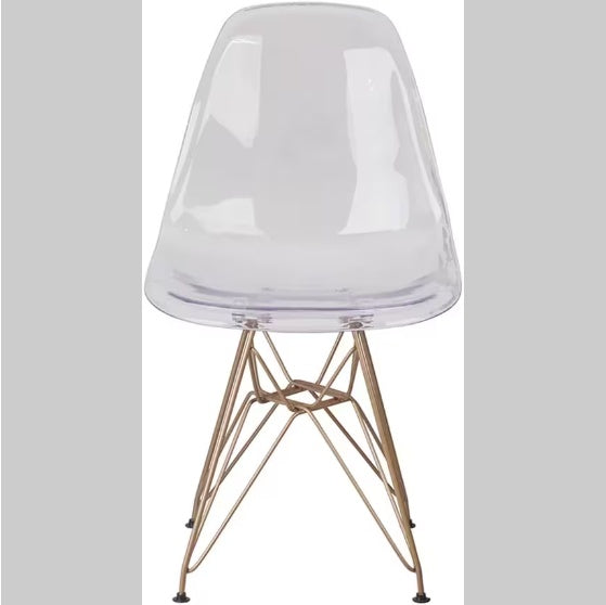 US Local 2 Transparent Dining Chairs