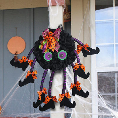US Local Creative Halloween Multi-legged Spider Door Hanging Wreath Party Decorations