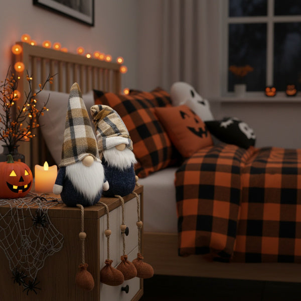 US Local 3PCS Set Christmas Gnomes Decorations Harvest & Thanksgiving Home Table Ornaments, Cute Holiday Decorations For Party Gifts, Autumn Farmhouse Gnome Centerpiece FBA Shipment