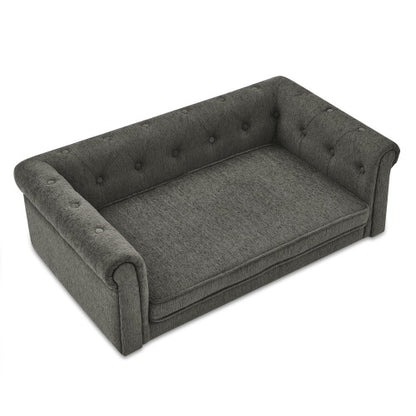 US Local Elegant Rectangular Pet Bed For Medium And Large Dogs