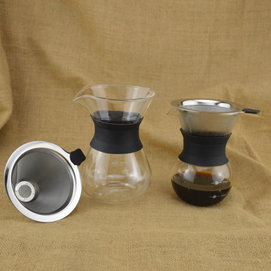 One-piece coffee drip pot