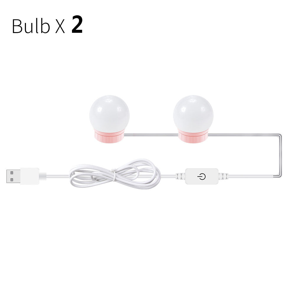 US Local USB Touch Switch LED Mirror Light Bulb