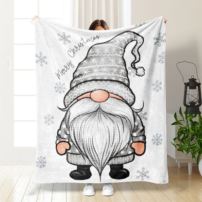 Christmas Thickening Print Flannel Blanket