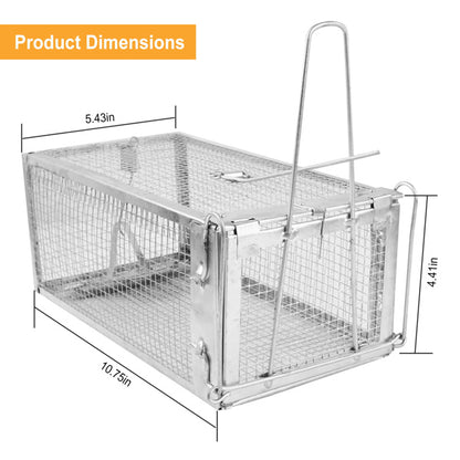 US Local Mouse Trap, Galvanized Iron Mouse Control Bait Catcher