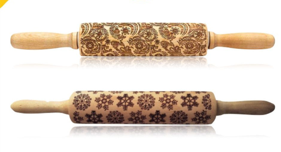 USA Local Rolling Pin Christmas Embossing