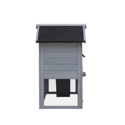 US Local Rabbit Hutch Outdoor Bunny Cage Indoor,Extensible Chicken Coop With Large Run Space - No Leak Plastic Tray