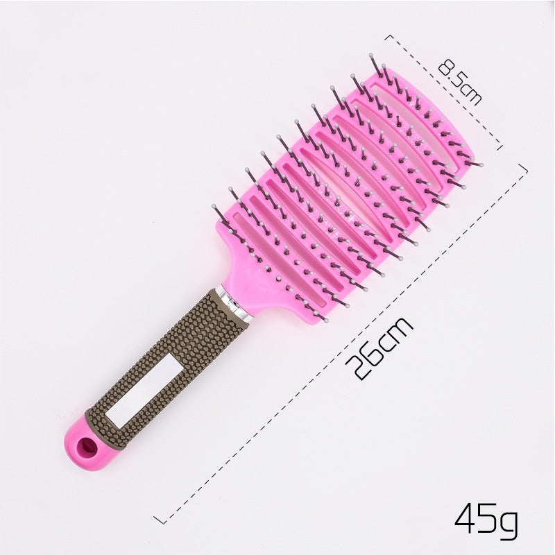 US Local Hairbrush Anti Klit Brushy Haarborstel Women Detangler Hair Brush Bristle Nylon Scalp Massage  Teaser Hair Brush Comb