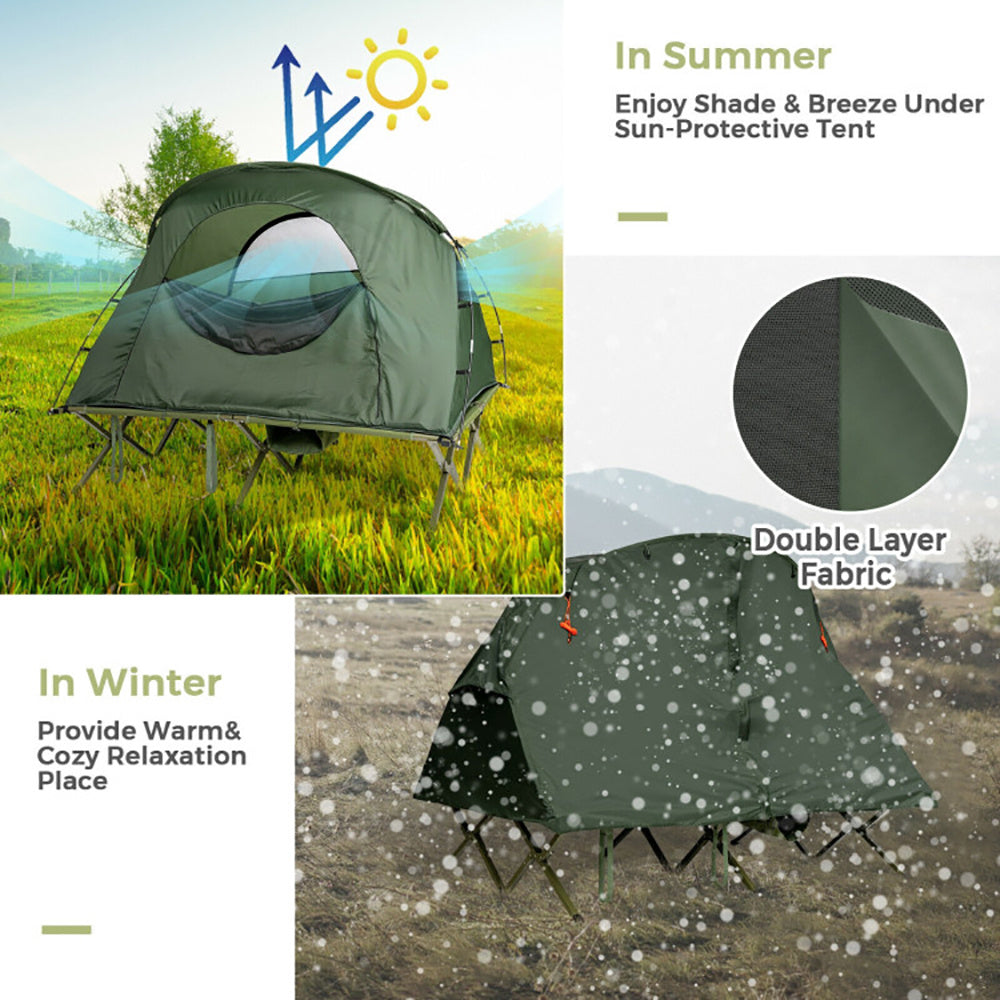 US Local 2-Person Outdoor Camping Tent With External Cover