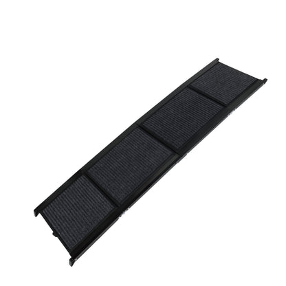 US Local Dog Ramp For Car 71 Long  19.5 Wide Portable Dog Ramps For Large Dogs With Non-Slip Rug Surface Dog Car Ramp For SUV Car  Truck, Folding Dog Ramp Up To 250LBS