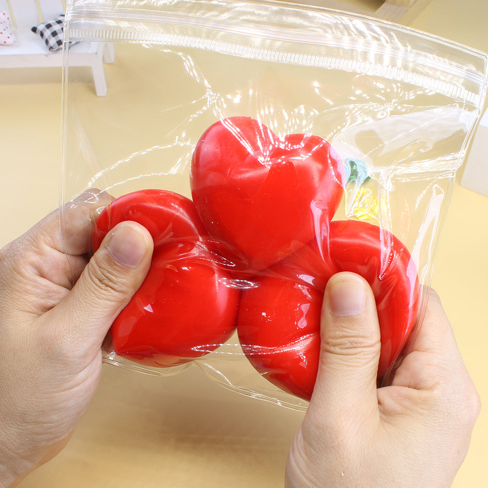 US Local 3 Sets Of Heart Squeezing Toys, Decompression Toys, Holiday Gifts, Children's Toys