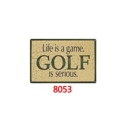 US Local Tin Painting Bar Clothing Store Home Wall Decoration