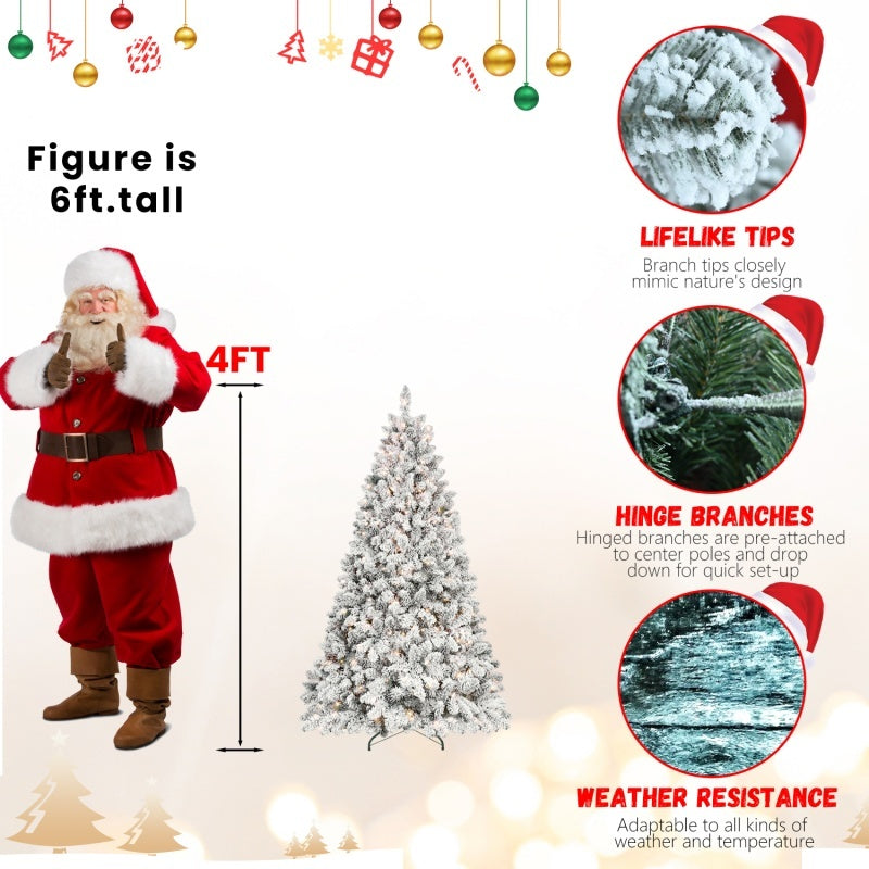 US Local PVC, Christmas Tree, Christmas Decorations, Warm Lights