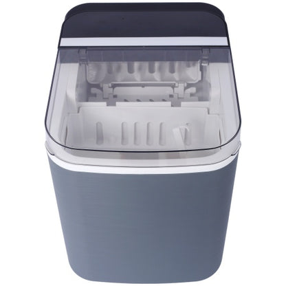US Local Ice Maker Countertop, Portable Ice Machine, Self-Cleaning Ice Makers With Basket And Scoop, 9 Cubes In 6 Mins, 26 Lbs Per Day, Ideal For Home, Kitchen,ETL And FDA Certificate.