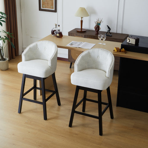 US Local 2-piece Set Of Rotating Bar Stools