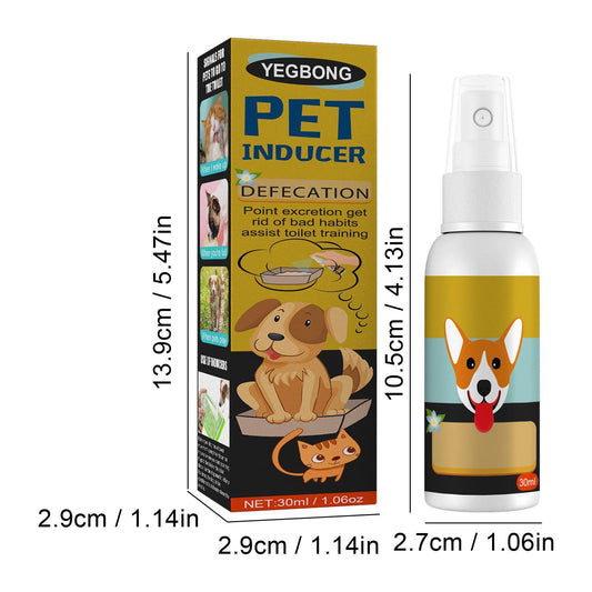 US Local Yegebang Pet Defecation Positioning Spray Pet Feces Positioning Pet Cat And Dog Defecation Inducer