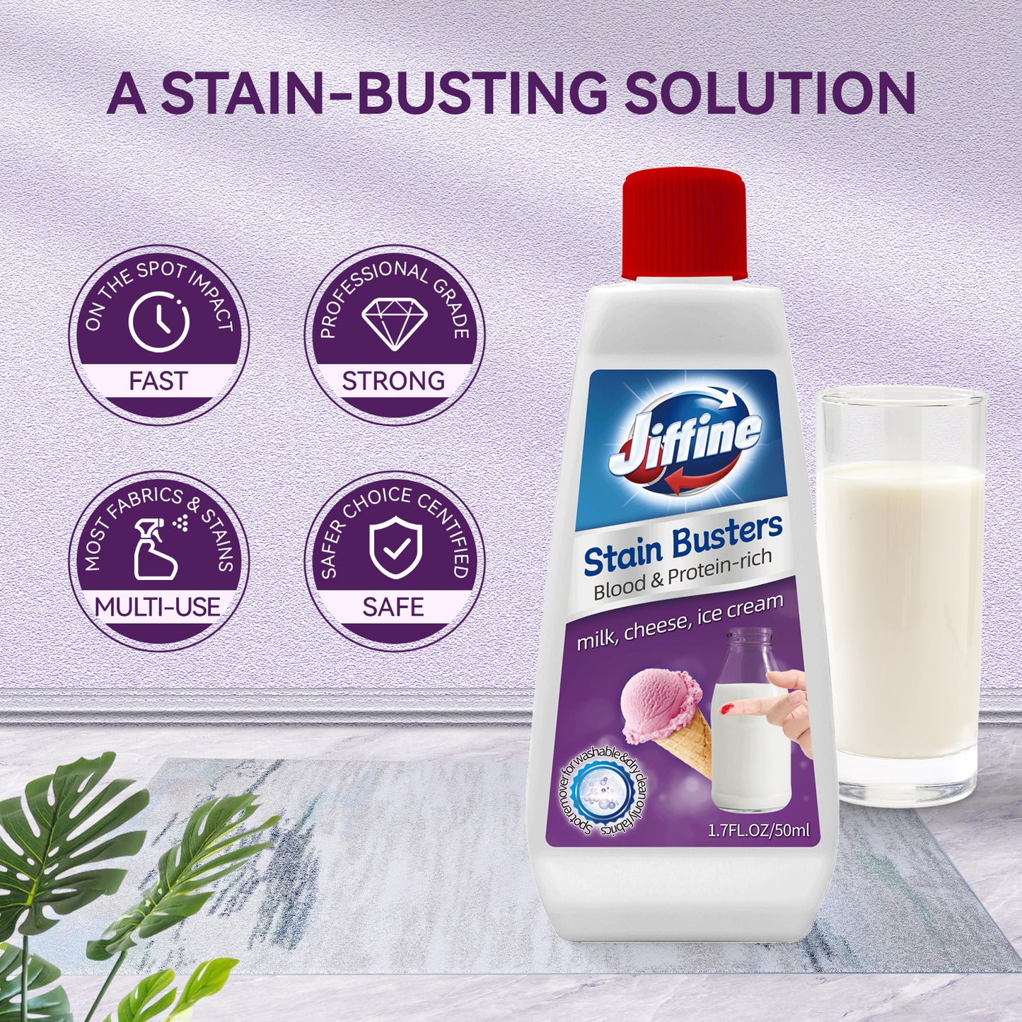US Local JIFFINE Blood Stains Protein Buster