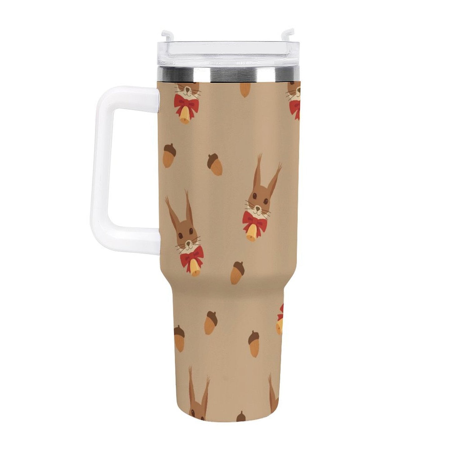 POD US Local 40 oz Large Capacity Car Cup Christmas Squirrel Nuts