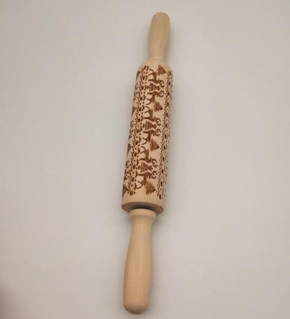 US Local Rolling Pin Christmas Embossing
