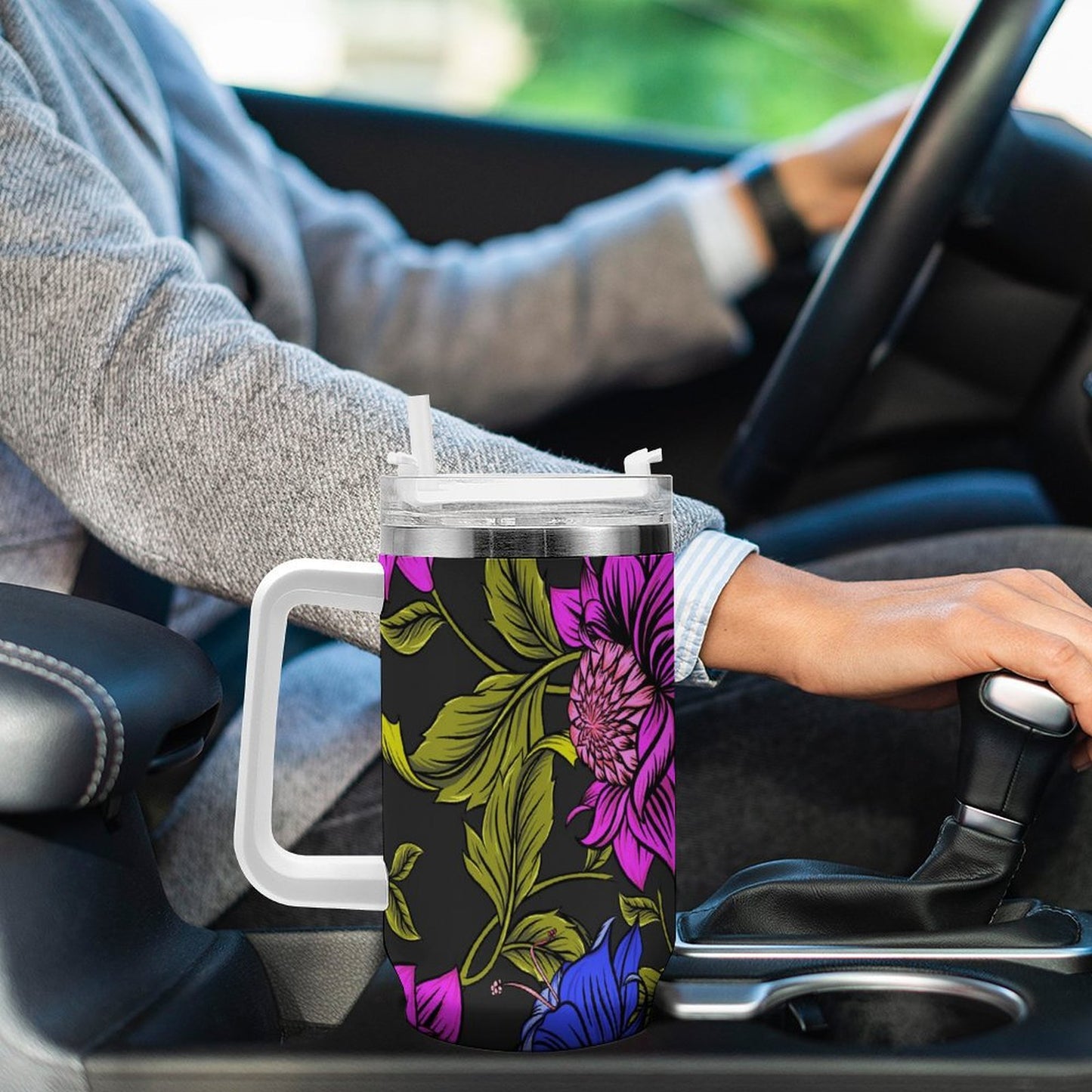 PHDT00231 POD US Local Tumbler 40 oz Large Capacity Car Cup Botany