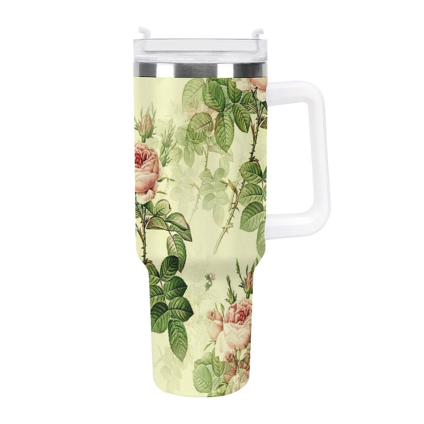 PHDT00444 POD US Local Tumbler 40 oz Large Capacity Car Cup Roses
