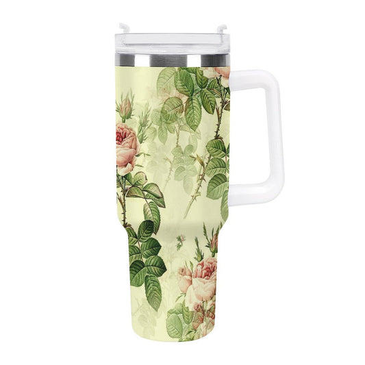 PHDT00444 POD US Local Tumbler 40 oz Large Capacity Car Cup Roses