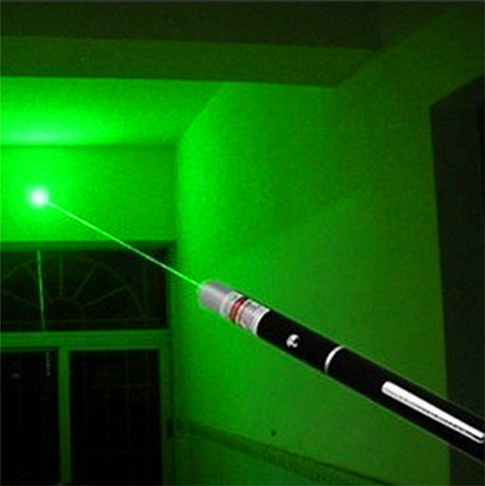 US Local Pet Toy Green Laser Pointer Pen Light Single Beam High Power Lazer Flashlight 900Miles 1mW 532nm Torch