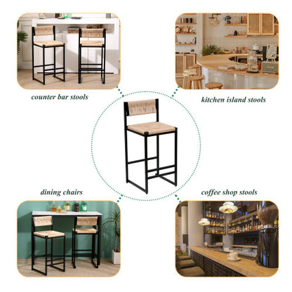 US Local Honey Bar Stool Set Of 2