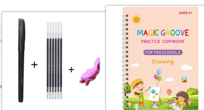 Hot Selling Preschool Hard Pen And Groove Copybook Practice Copybook For Children In English