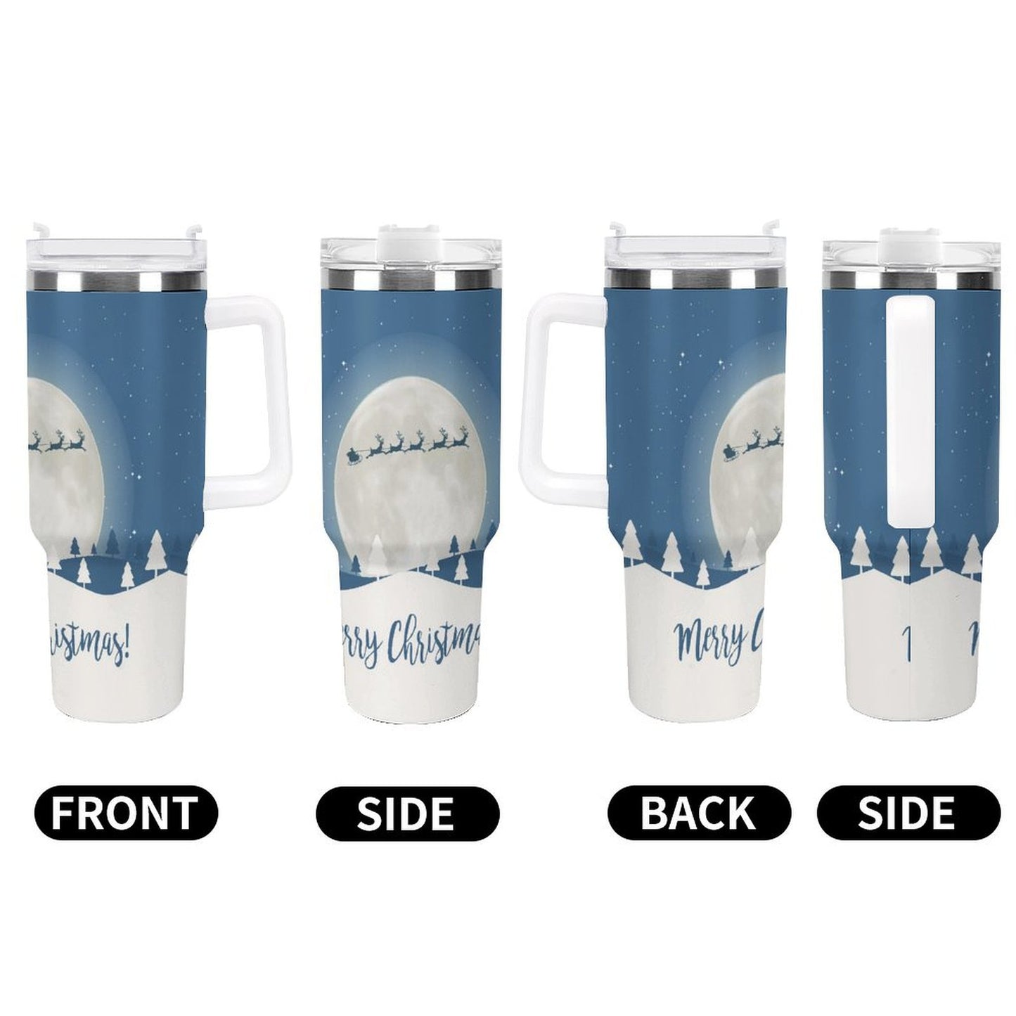 PHDT00173 POD US Local Tumbler 40 oz Large Capacity Car Cup Christmas