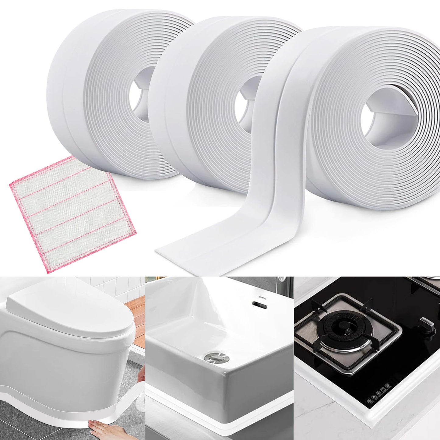 US Local Self Adhesive Sealing Waterproof Tape, Used For Cleaning And Protecting Household Gaps.