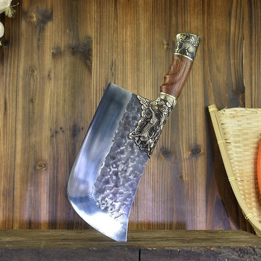 USA Local Household Bone Chopping Hand-forged Kitchen Knife Dual-use Knife Ghost Hand Made Chef Knives