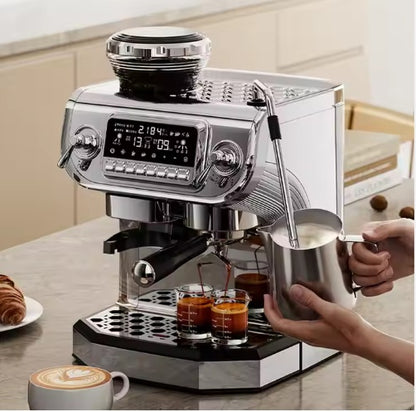 US Local Cappuccino Express Espresso Coffee Machine With Steam Wand