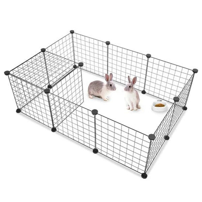 US Local Pet Playpen Small Animal Cage Indoor Portable Metal Wire Yard Fence For Small Animals
