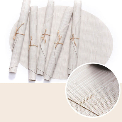 Teslin bamboo pattern western placemat