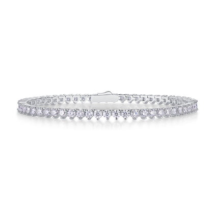 Mark Luxury Fashion Mosan Diamond S925 Silver Bracelet Comparable To Natural Diamonds
