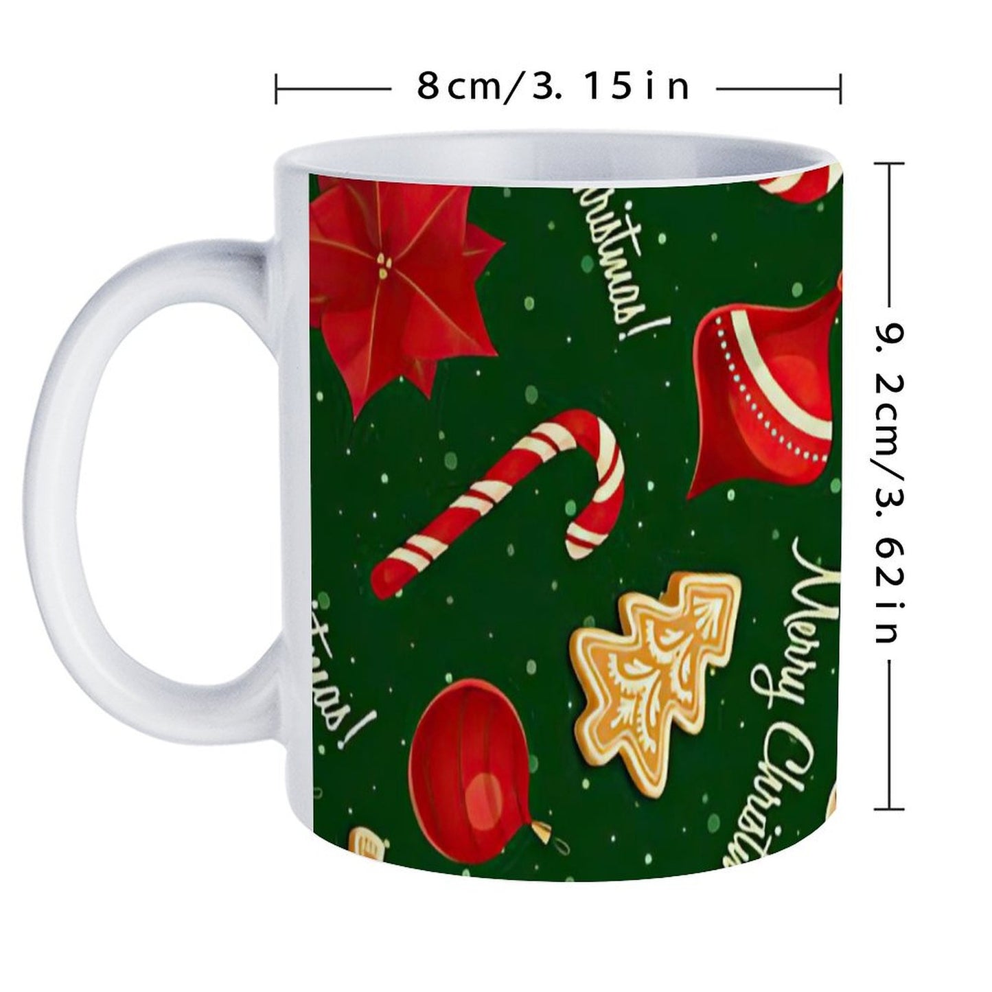 POD US Local White mug with full print, Christmas 0095