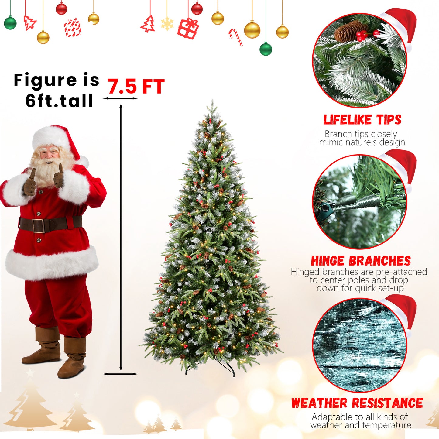 US Local PVC Christmas Tree, Christmas Decorations