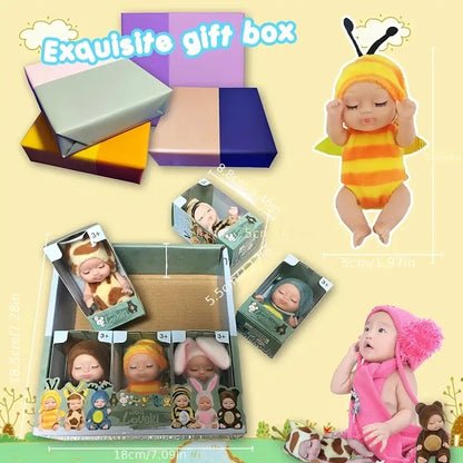 US Local 6pcs Princess Doll Gift Box, Perfect Birthday And Holiday Gift, Christmas , Halloween Gift For Girls