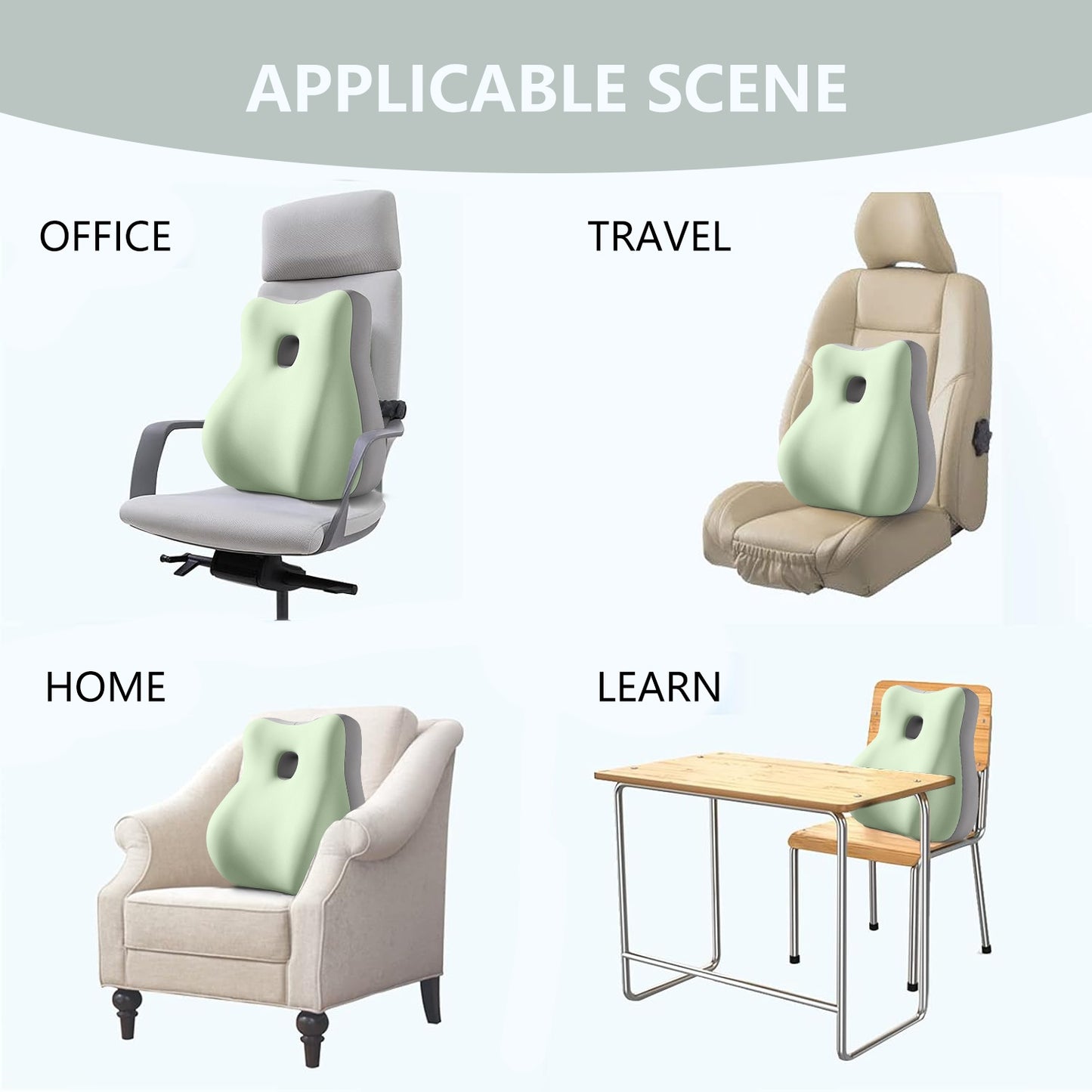 US Local Memory Foam Pillow,Ergonomic Design,Versatile Used,For Neck,Back And Leg Support,Suitable For Face-Down Reading Pillow,Soft And Comfortable Fabric,Multi-Purpose Removable,Sleeping Pillow