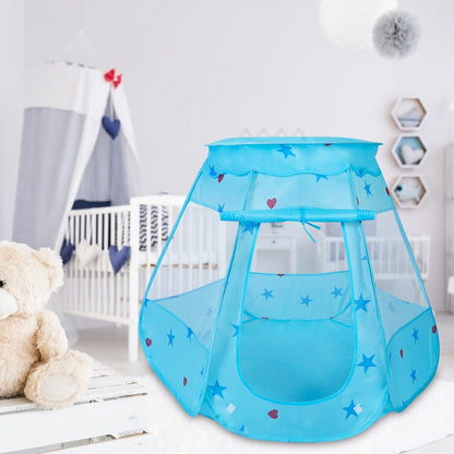 US Local 1Pc Kids Popup Game Tent Indoor Outdoor Castle Game Play Tent Birthday Gift For Kids No Balls Light Included