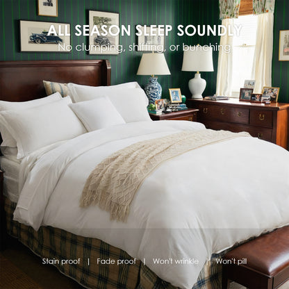 US Local This High-quality White And Pink Oversized Solid Color Duvet Cover Set Includes One Duvet Cover And Two Pillowcases. Its Universally Appealing Design Creates A Warm And Cozy Atmosphere For Any Campus